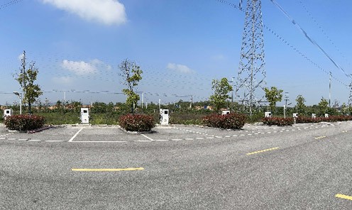 宝馨科(ke)技(ji)池州市(shi)城(cheng)南(nan)停車(che)場(chang)充電(dian)站項(xiang)目(mu)（一(yi)期）正式(shi)送電(dian)